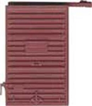 Kadee 2201HO Replacement Doors w/High Tackboard 6' Camel Youngstown Doors