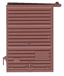 Kadee 2237 HO 7' Youngstown Box Car Door w/Low Tack Board 2 Pair Box Car Red