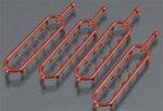 Kadee 2250 HO Side Grab Irons Oxide Pkg 16