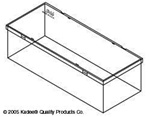 Kadee 3010 HO Plastic Storage Box w/Car Insert For 40' Boxcars