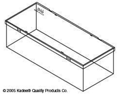 Kadee 3010 HO Plastic Storage Box w/Car Insert For 40' Boxcars