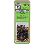 Kadee 58-25 HO #58 Scale Couplers Bulk Pkg 25 Pairs
