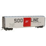 Kadee 6128 HO Pullman-Standard PS-1 50' Boxcar w/9' Door Soo Line #177823 As-Built 1961 Custom Equipped