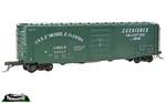 Kadee HO PS-1 50' Boxcar Gulf, Mobile & Ohio #59521