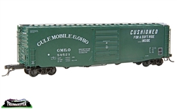 Kadee HO PS-1 50' Boxcar Gulf, Mobile & Ohio #59521