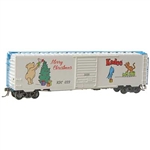 Kadee 6934 HO 50' PS-1 Boxcar with 8' Door Winnie-the-Pooh and Friends 2025 Christmas Car