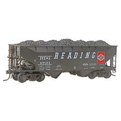 Kadee 7530 HO 50-Ton AAR Standard 2-Bay Hopper Kit RDG #87311