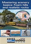Kalmbach 15301 Mastering Scenery Basics DVD Foam Hills and Realistic Rocks 1 Hour 21 Minutes