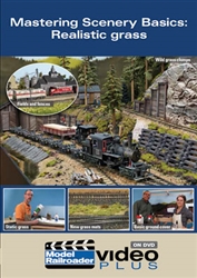 Kalmbach 15322 Model Railroader Video Plus DVD Mastering Scenery Basics: Realistic Grass