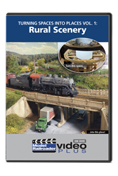 Kalmbach 15366 Turning Spaces into Places DVD Volume 1 Rural Scenery