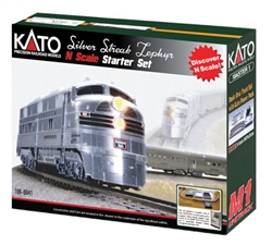 Kato 106-0041 N Silver Streak Zephyr Starter Set Chicago Burlington & Quincy