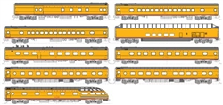 Kato 106-089 N Olympian Hiawatha 9-Car Passenger Set Post-1955 Version Milwaukee Road