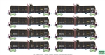 Kato 106-4802 N Greenbrier Tank Car 8 Pack Greenbrier Leasing GBRX Set #2