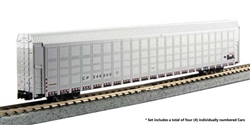 Kato 106-5510 N Aluminum Enclosed Auto Carrier 4-Pack Canadian Pacific #546014 546056 546128 546274