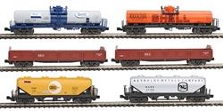 N Mixed Freight 6-Car Set Ready to Run Kato 1066275 KAT1066275
