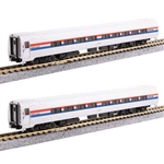 Kato 106-6293 N Amfleet II Coach 2-Pack Amtrak #25068 25000  Phase III