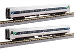 Kato 10662951 N Amfleet II Coach 2-Pack with Interior Lights Amtrak #25003 25107  Phase VII