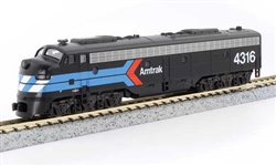 Kato 176-1971 N EMD E8A w/Single Headlight & Passenger Pilot Standard DC Amtrak #4316 Day One Scheme