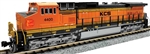 Kato 176-3520 N GE C44-9W Standard DC Kansas City Southern #4401 Ex-BNSF Patch KCS Logo
