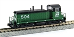 Kato 176-4378 N EMD NW2 Standard DC Burlington Northern #543