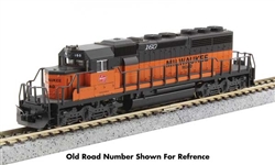Kato 176-4825 N EMD SD40-2 Early DC Milwaukee Road #130