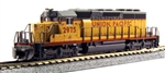 Kato 176-4828 N EMD SD40-2 Early Production Standard DC Union Pacific #3214 Armour Yellow, Large Lettering