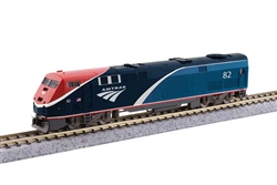 Kato 1766040DCC N GE P42 Genesis DCC Amtrak Phase VII #82 Phase VII blue red white