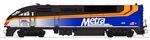 Kato 176-6124 N Motive Power Industries MP36PH Standard DC Metra #424