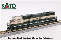 Kato 176-6313 N EMD SD70MAC w/Cab Headlight Standard DC Burlington Northern Santa Fe #9799
