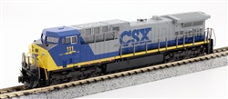 Kato 176-7044 N GE AC4400CW Low Numberboards Standard DC CSX #111 YN1