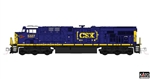 Kato N GE ES44AC GEVO Sound and DCC CSX #5327 Western Maryland Sticker