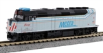 Kato 176-CHICAGO N EMD F40PH Commuter Version Standard DC Metra #104 City of Chicago