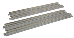 Kato 20-006 N Straight Double Concrete Slab Track Unitrack 9-3/4" Pkg 2