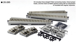 Kato 20-285 N Straight Turntable Extension Track Set Unitrack