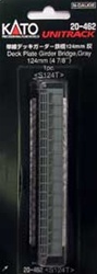 Kato 20-462 N Deck Girder Bridge 4-31/32" Gray
