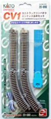 Kato 20-890 N CV-1 Compact Oval Set Unitrack Includes Eight 6" Radius Curves & Four 4-7/8" Straights