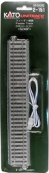 Kato 2-151 HO Straight Roadbed Track Section Unitrack Feeder Track 9-3/4"