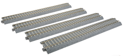 Kato 2-152 HO Straight Track w/Concrete Ties Unitrack 9-3/4" Pkg 4