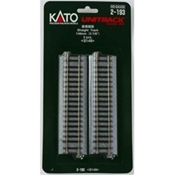 Kato 2-193 HO Straight Track 2- Peices 5-7/8" 