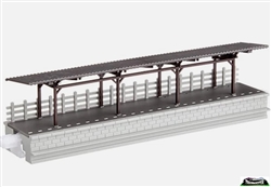 Kato 23-134 N Local Line Platform with Roof Assembled