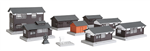 Kato 23-233 N Wood Station Building Set Assembled