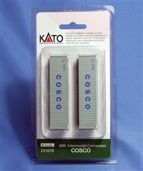 Kato 23-507D N 40' Corrugated Container 2-Pack China Ocean Shipping Co. COSCO