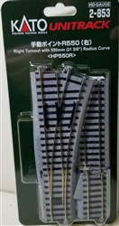 Kato 2-853 HO Turnout RH Electric #4