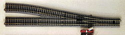 Kato 2861 HO Unitrack Powered Turnout #6 Right Hand 19-3/8"492mm; 34-1/8"867mm Radius