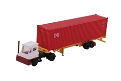 Kato 31-620 N Tractor/Trailer Yard Tractor w/40' Container & Chassis