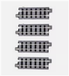 Kato 52-140 HOn30 Straight Roadbed Track Section Unitrack 2-7/16" Sections pkg (4)
