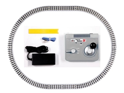 Kato 52-850 HOn30 Narrow-Gauge Oval Track Set with Kato Power Pack Standard SX Unitrack 20-1/4 x 15-3/8" Oval Power Supply Rerailer Cable