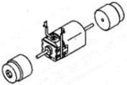 Kato 95-6030 HO Motor w/ Flywheels