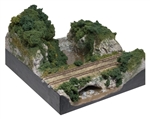 Kato K28885 N Woodland Scenics Subterrain T-Trak Module Kit w/ Unitrack Straight