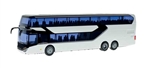 Kibri 11233 HO Setra S 531 DT Double-Deck Bus Kit White, Black